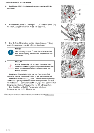 Werkstatthandbuch: 5090 D Keyline → ZKDDB70200BD50001 – sample manual page 1