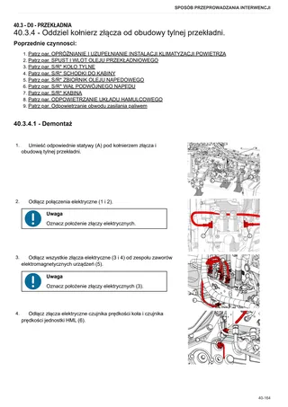Instrukcja warsztatowa: 5110 G → ZKDDE60200TD10001 – sample manual page 1