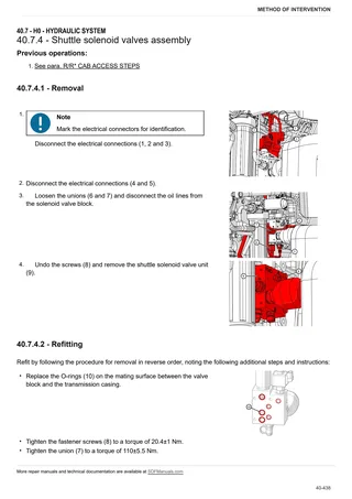 Workshop Manual: 5100 G → ZKDDM00200TD10001 – sample manual page 2