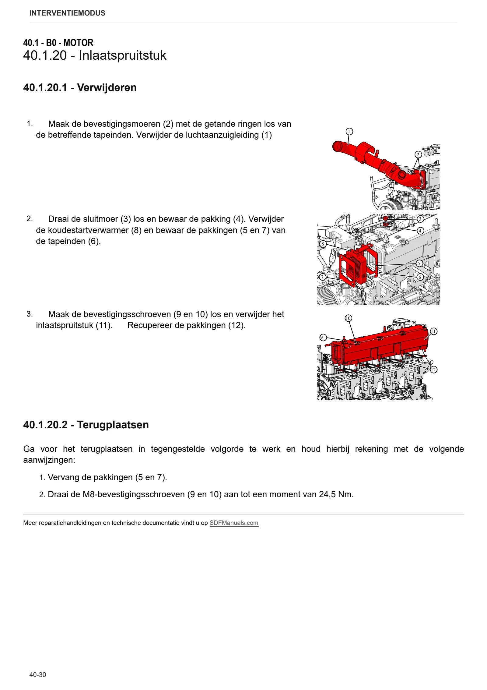 Werkplaatshandboek: 5115G TB → ZKDDT40200TD50001 – sample manual page 1