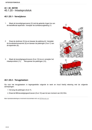Werkplaatshandboek: 5115G TB → ZKDDT40200TD50001 – sample manual page 1