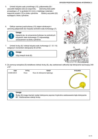 Instrukcja warsztatowa: AGROPLUS 70F KEYLINE → ZKDEZ20200RD50001 – sample manual page 1