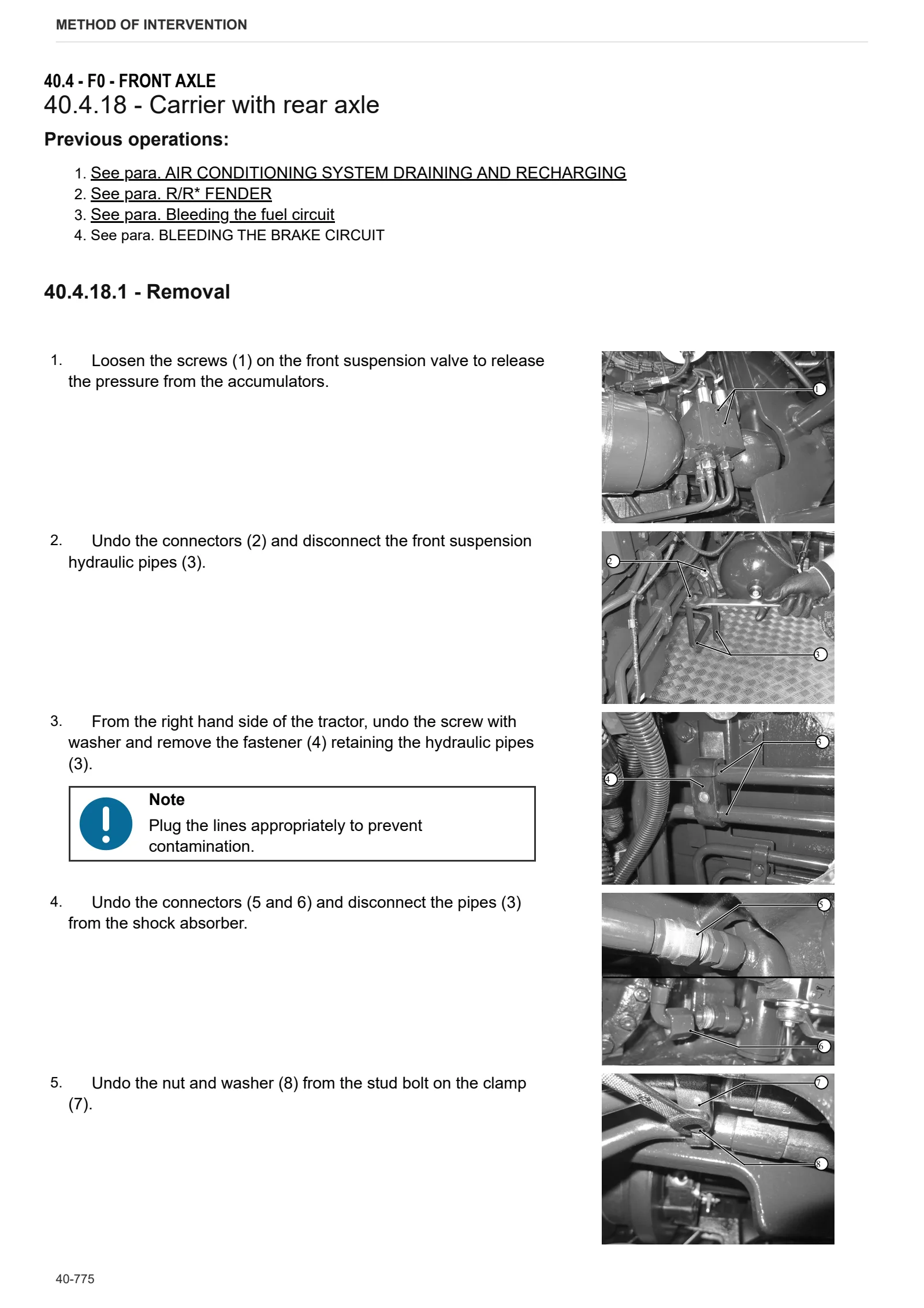 Workshop Manual: 6170.4 AGROTRON TTV → WSXFL80200LD10001 – sample manual page 4