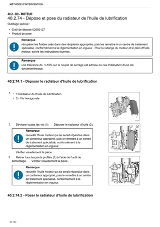 Manuel d'atelier: 7230 TTV AGROTRON → WSXFT20200LD10001 – sample manual page 1