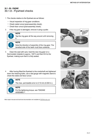 Workshop Manual: AGROFARM 4080.4 E → NNZX800200BD50001 – sample manual page 1