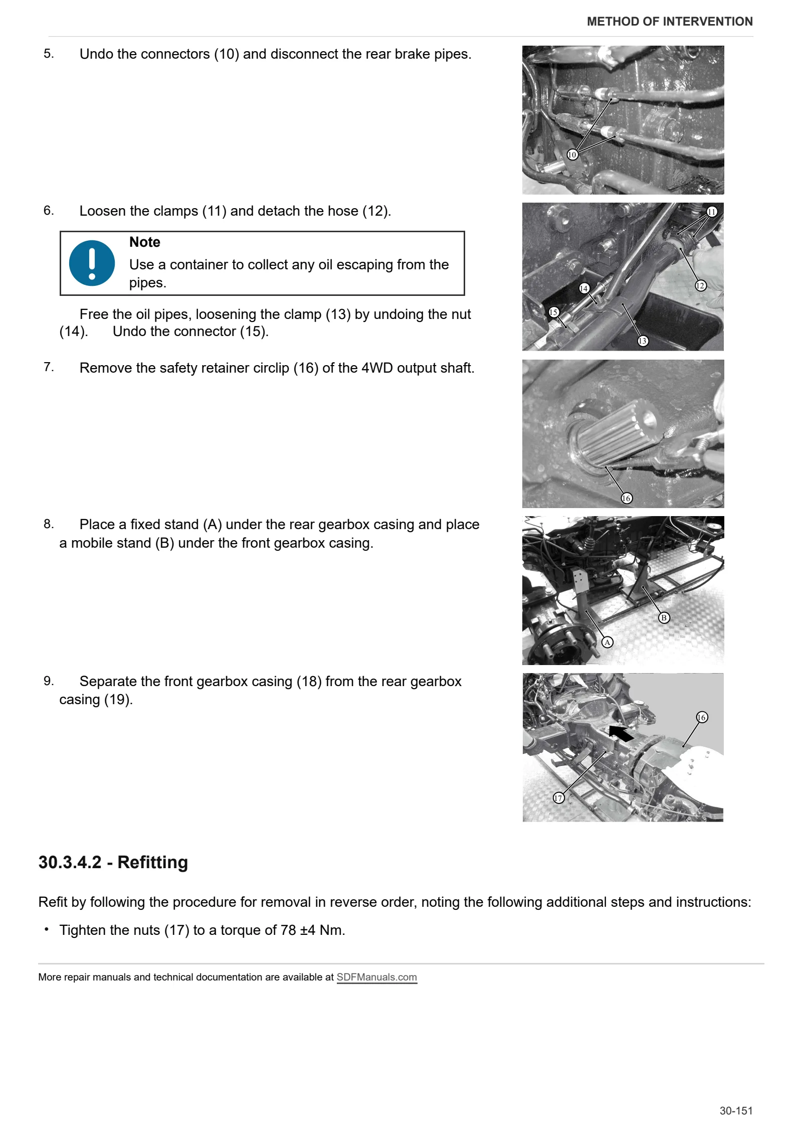 Workshop Manual: AGROFARM 4080.4 E → NNZX800200BD50001 – sample manual page 2