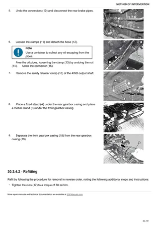 Workshop Manual: AGROFARM 4080.4 E → NNZX800200BD50001 – sample manual page 2