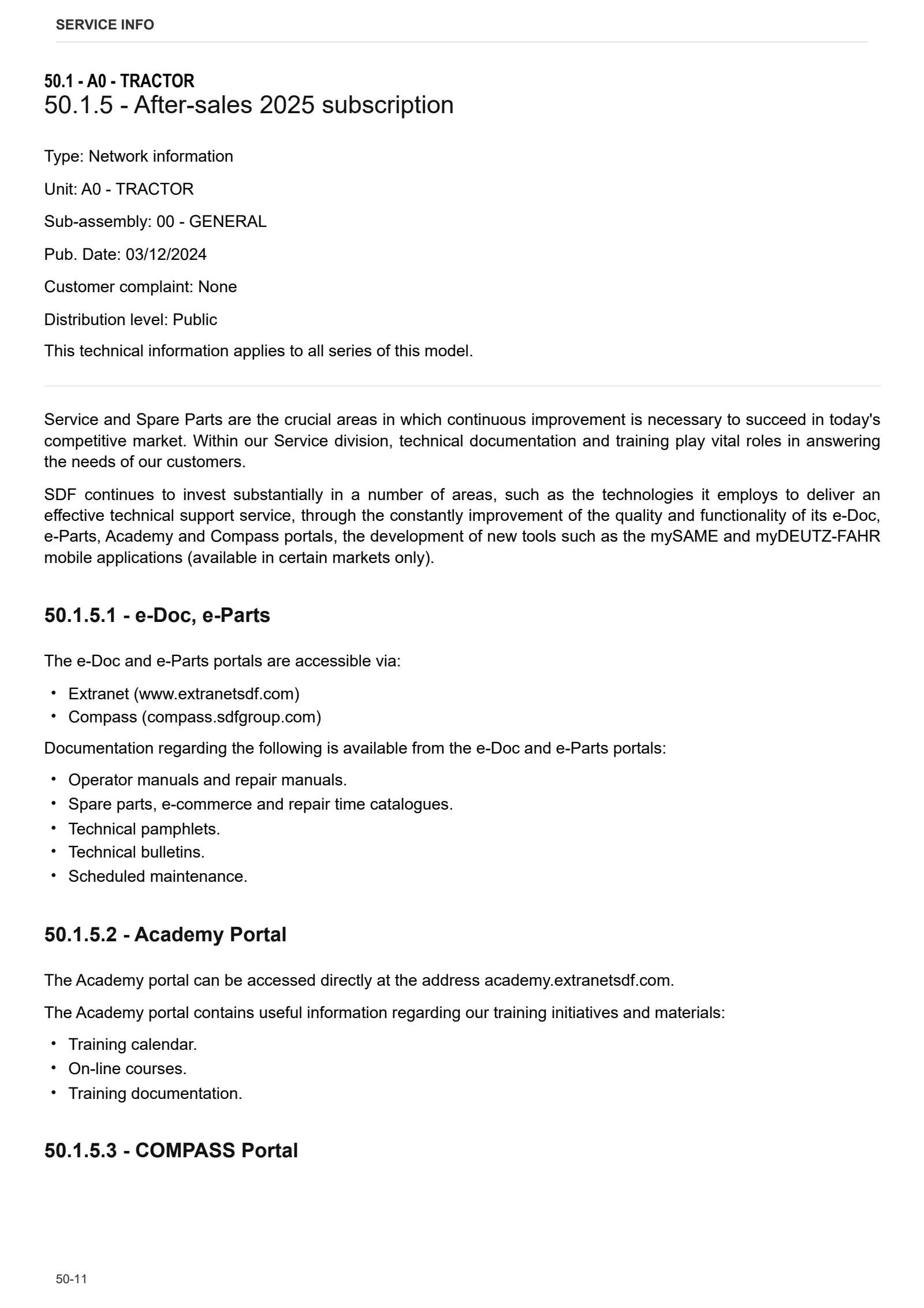 Workshop Manual: AGROFARM 4080.4 E → NNZX800200BD50001 – sample manual page 4