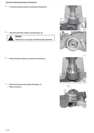 Instrukcja warsztatowa: 6175 W Profi PS → DF1GK402W0CD10001 – sample manual page 2