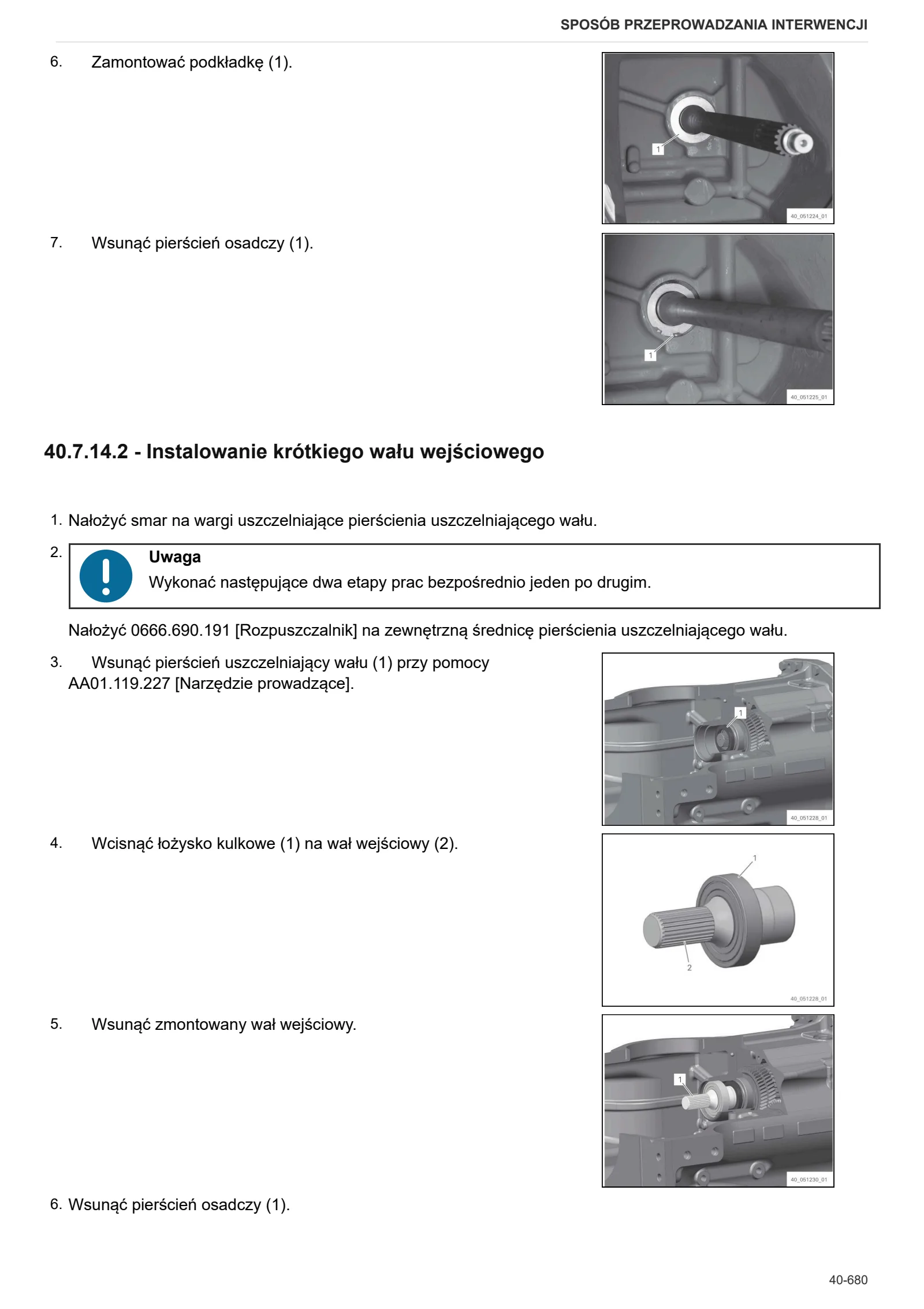 Instrukcja warsztatowa: 6175 W Profi PS → DF1GK402W0CD10001 – sample manual page 3