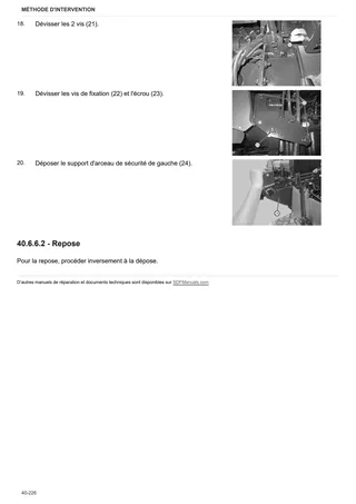 Manuel d'atelier: Agrofarm 4050E KEYLINE → M1THB902V0RD10001 – sample manual page 3