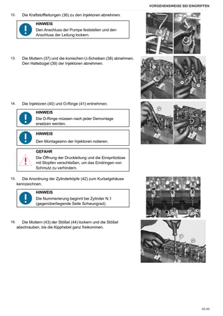 Werkstatthandbuch: Agrofarm 4060E KEYLINE → M1THC102V0RD10001 – sample manual page 1