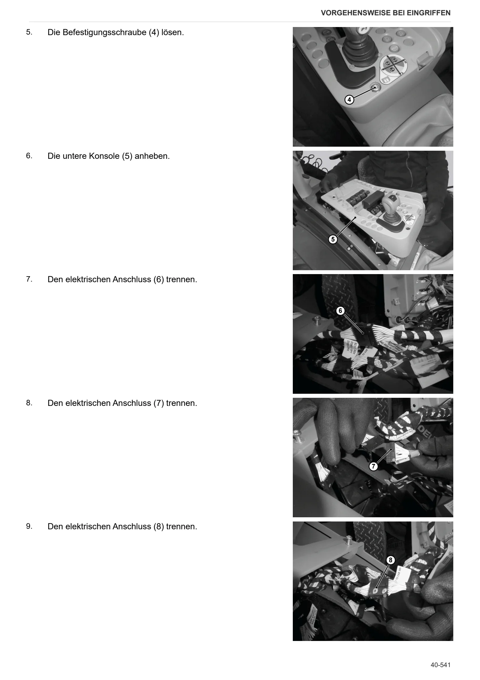 Werkstatthandbuch: 5095 DS PRO → ZKDJE50200TD50001 – sample manual page 4