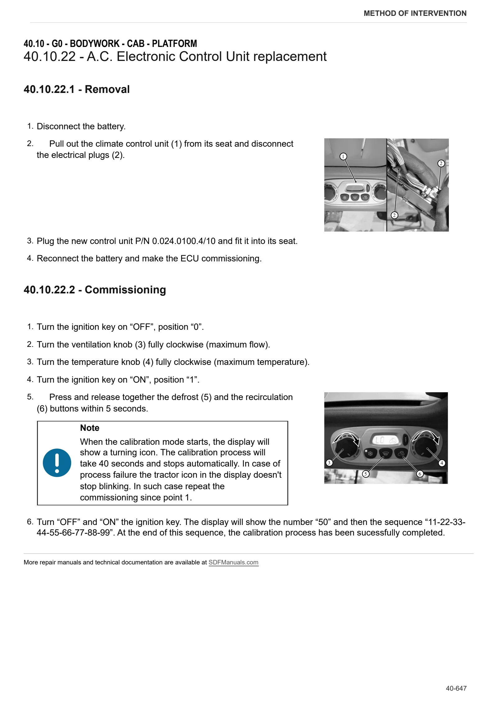 Workshop Manual: 6160 AGROTRON → WSXJN20200LD10001 – sample manual page 4