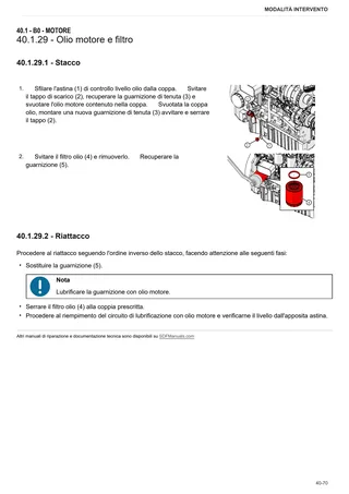 Manuale d'officina: 5095 D → ZKDJV00200TD50001 – sample manual page 1