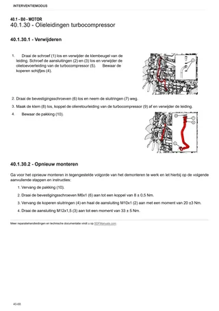 Werkplaatshandboek: 5105 DS → ZKDKY80200TD50001 – sample manual page 1