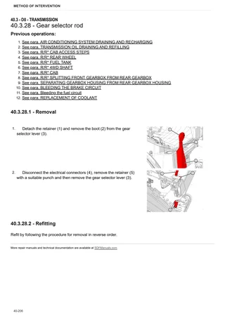 Workshop Manual: AGROFARM 5105 → ZKDMB202W0BD10001 – sample manual page 1