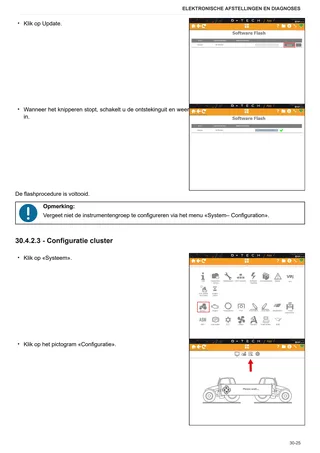 Werkplaatshandboek: 3045 E → NNZMW002V0BD50001 – sample manual page 1
