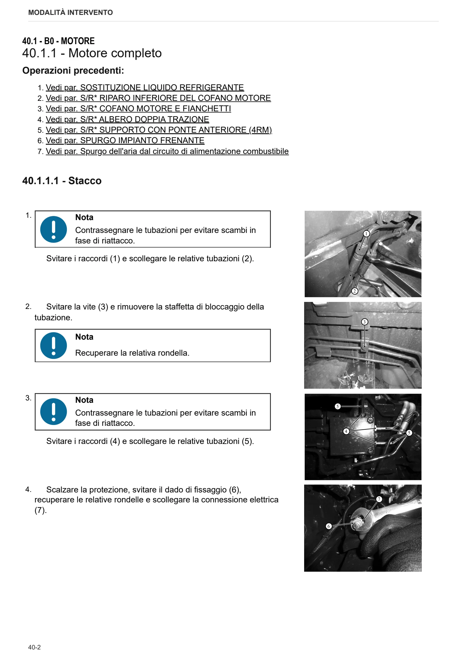 Manuale d'officina: 4080 E → ZKDMX10200RD50001 – sample manual page 1