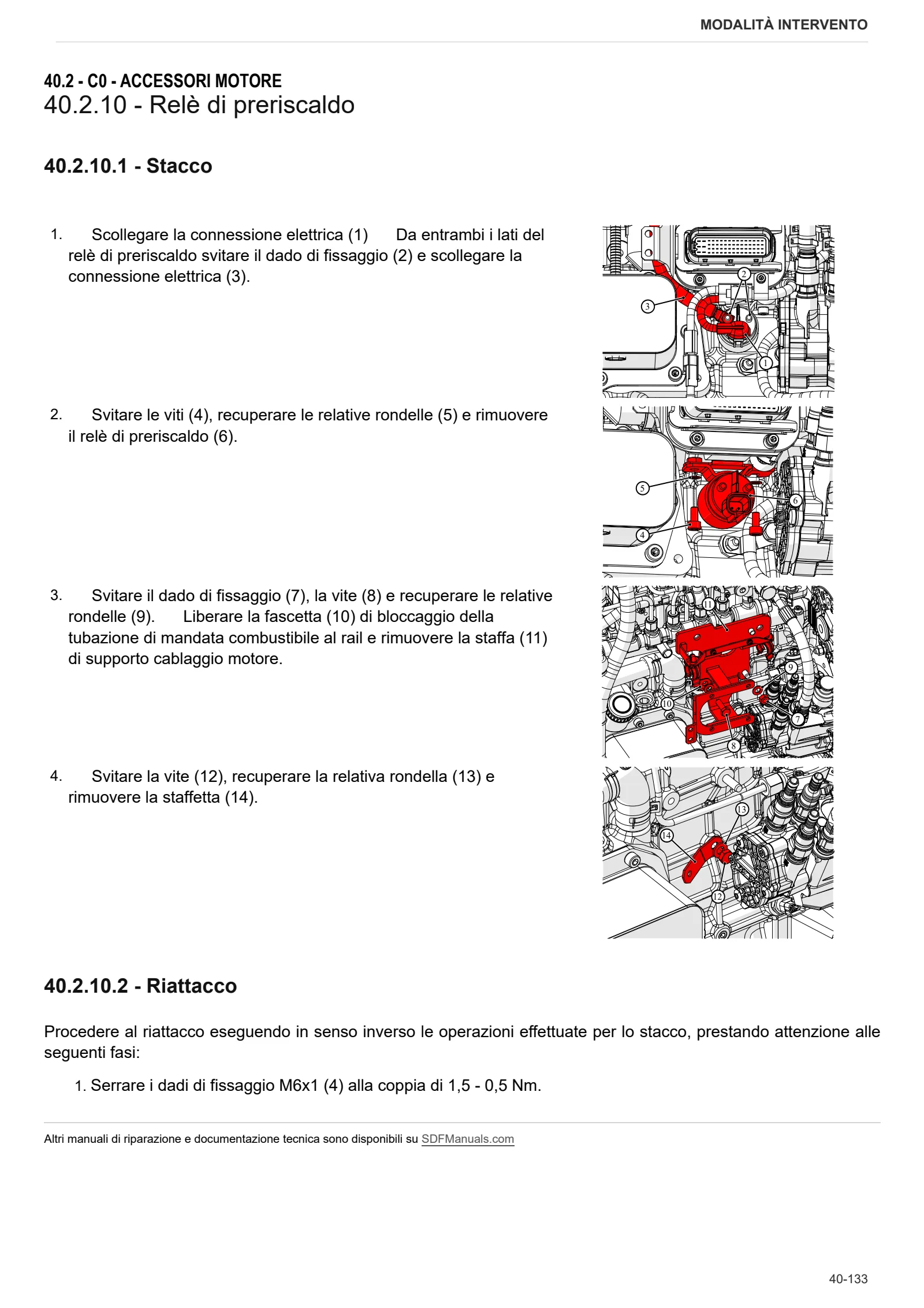 Manuale d'officina: 4080 E → ZKDMX10200RD50001 – sample manual page 2