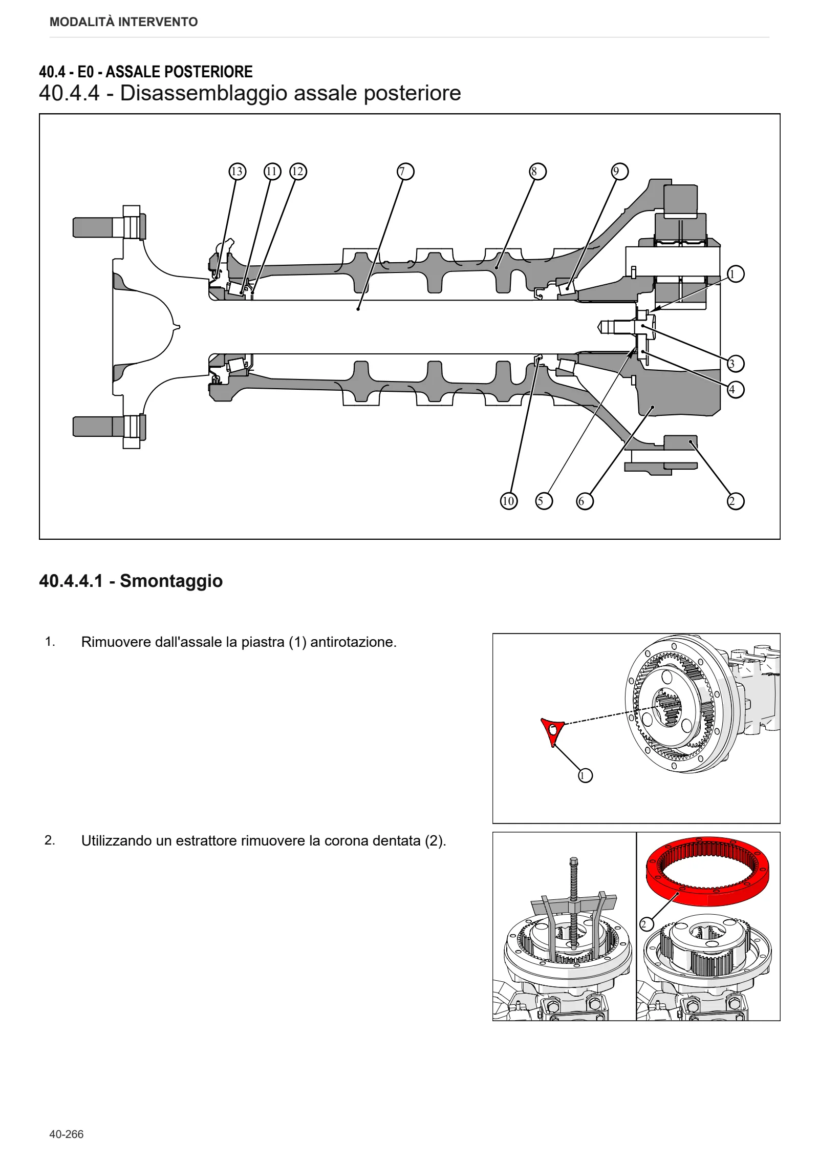 Manuale d'officina: 4080 E → ZKDMX10200RD50001 – sample manual page 3