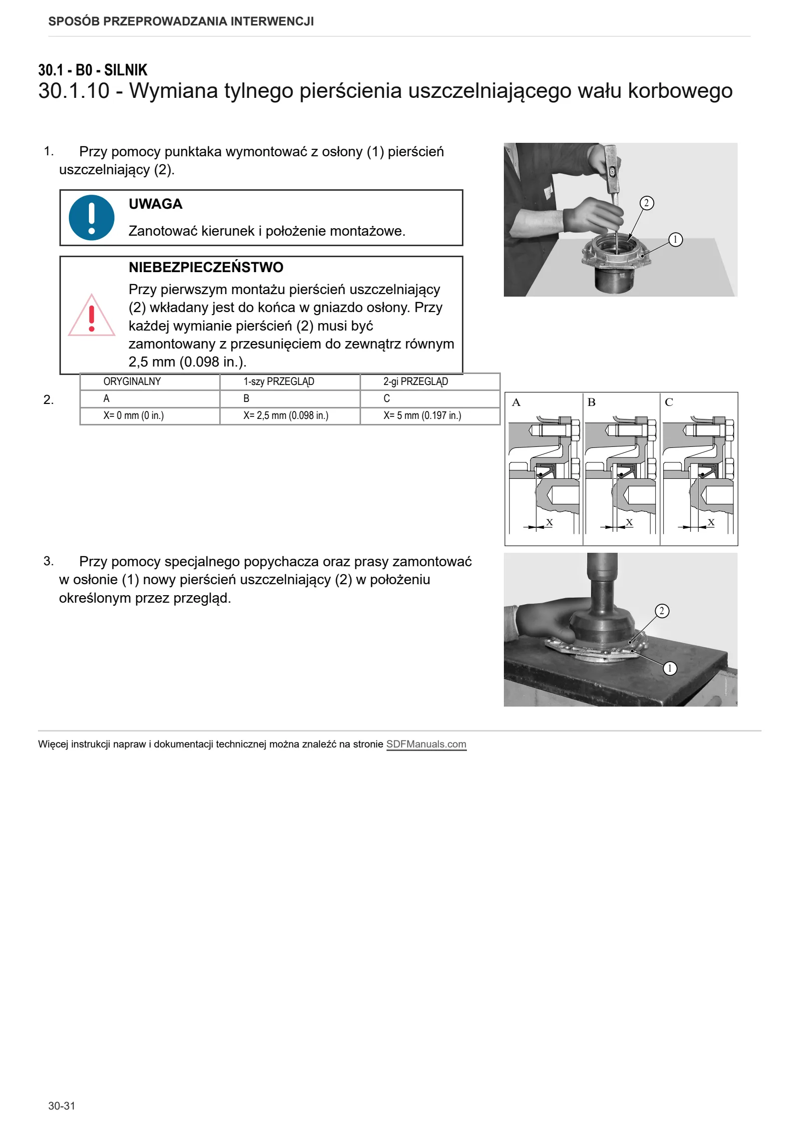 Instrukcja warsztatowa: AGROLUX 85 → AG85E1WVT10001 – sample manual page 1