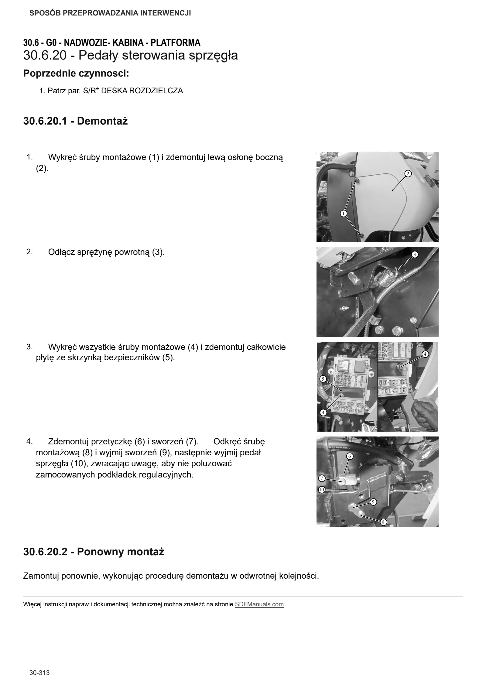 Instrukcja warsztatowa: AGROLUX 85 → AG85E1WVT10001 – sample manual page 3