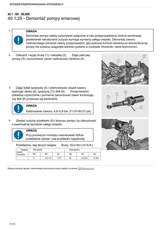 Instrukcja warsztatowa: AGROPLUS 320 → ZKDR4502W0TD01001 / 15001 – sample manual page 1