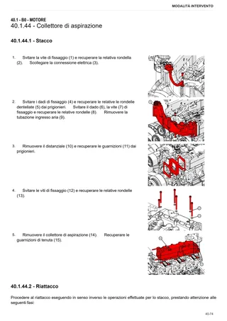 Manuale d'officina: 4080 E → ZKDRK50200RD10001 – sample manual page 2