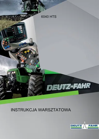 Instrukcja warsztatowa: 6040 HTS – manual cover