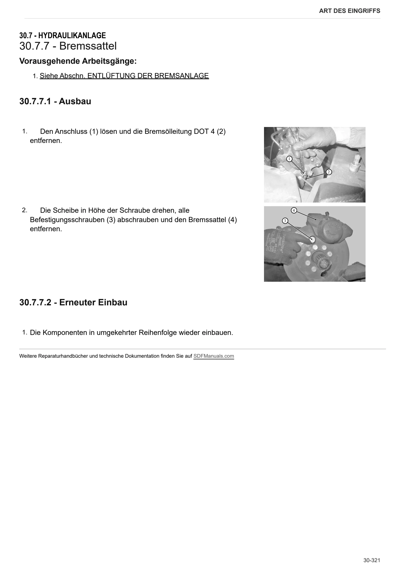 Werkstatthandbuch: C 6205 → 15000 – sample manual page 4