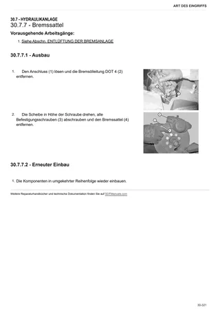 Werkstatthandbuch: C 6205 → 15000 – sample manual page 4