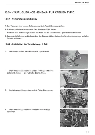 Werkstatthandbuch: Performance Steering – sample manual page 2