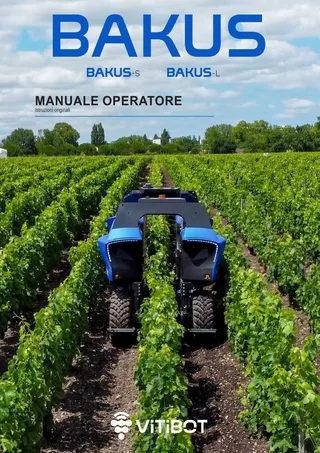 Manuale operatore: BAKUS - L – manual cover