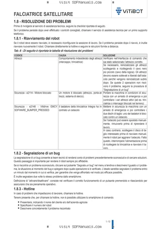 Manuale operatore: SATELLITE MOWERS – sample manual page 4