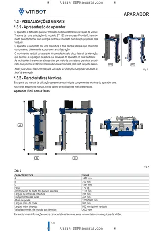 Manual do operador: TRIMMER – sample manual page 1