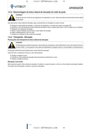 Manual do operador: TRIMMER – sample manual page 3