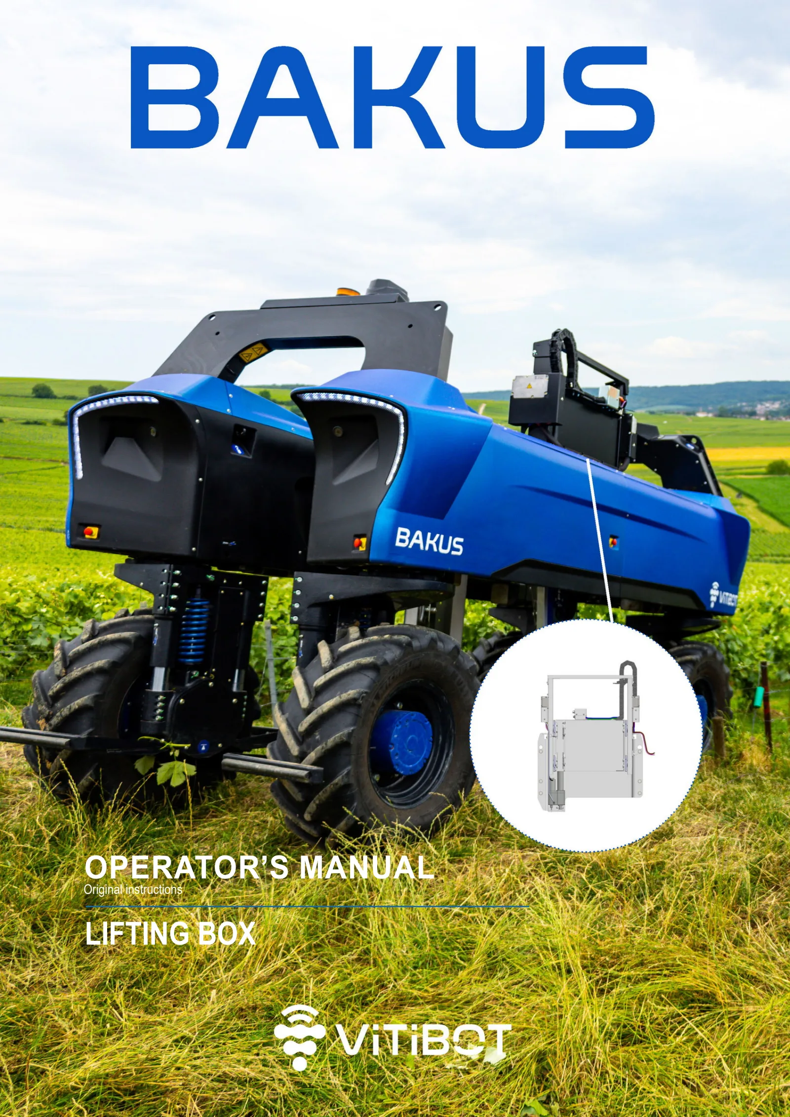 Operator's manual: LIFTING BOX