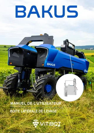 Manuel de l'utilisateur: LIFTING BOX – manual cover