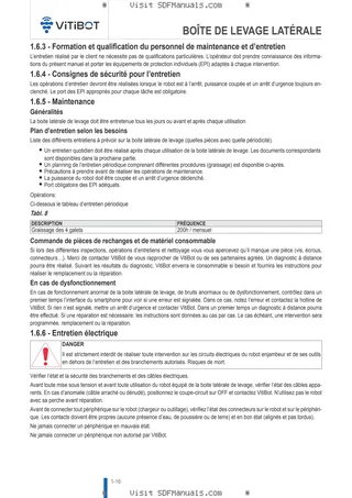 Manuel de l'utilisateur: LIFTING BOX – sample manual page 4