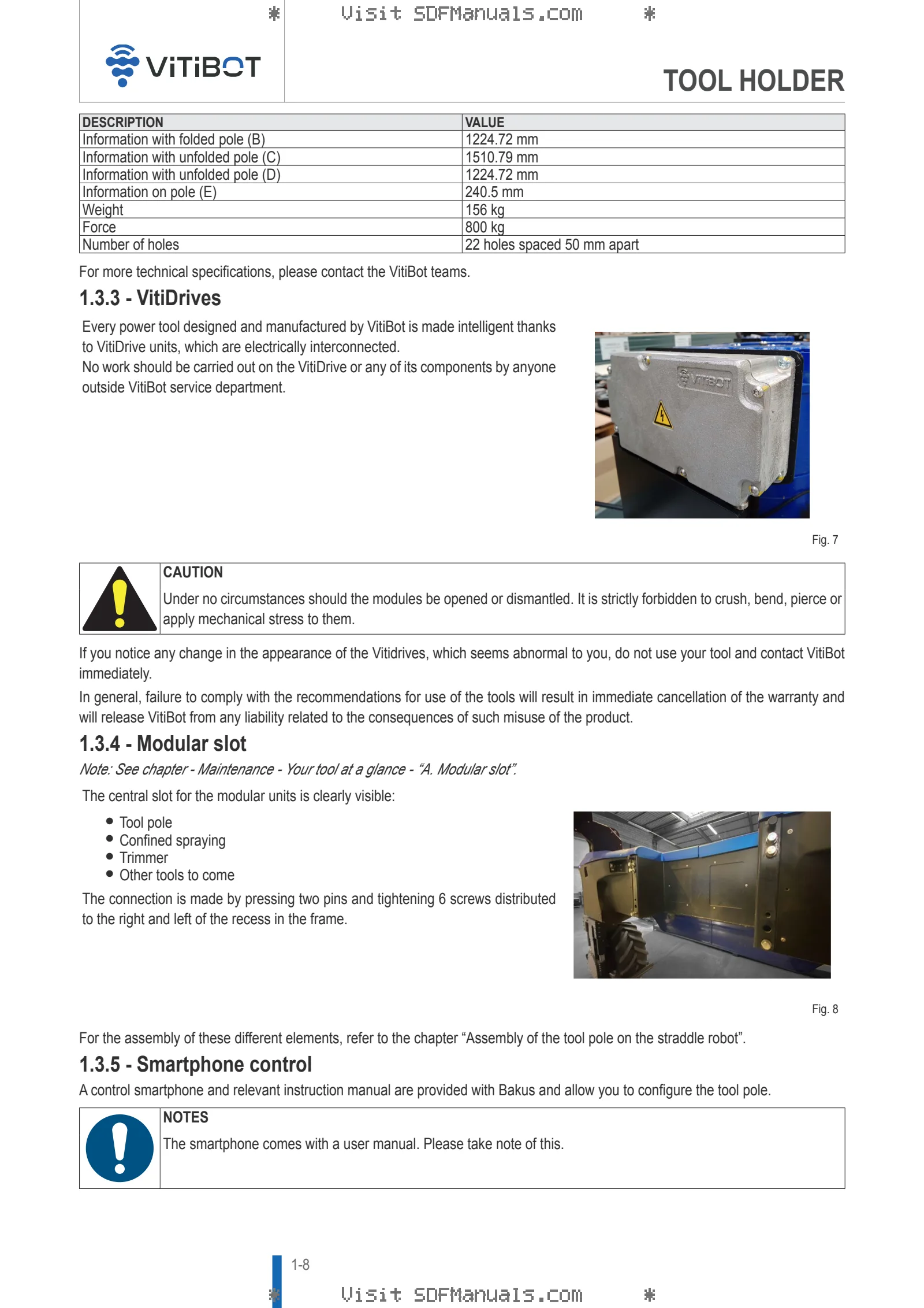 Operator's manual: TOOL HOLDER – sample manual page 2