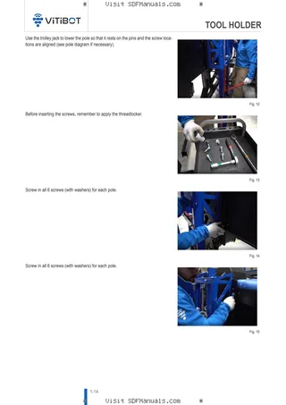 Operator's manual: TOOL HOLDER – sample manual page 3