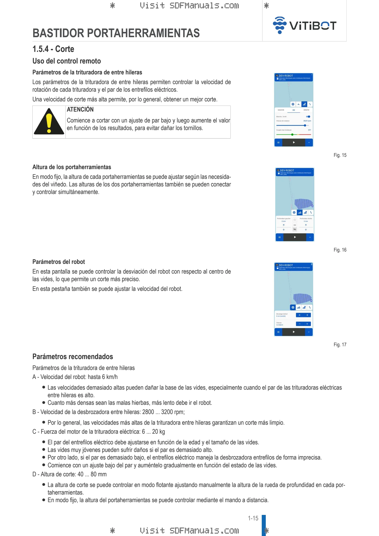 Manual del conductor: INTERVINE MOWER – sample manual page 3