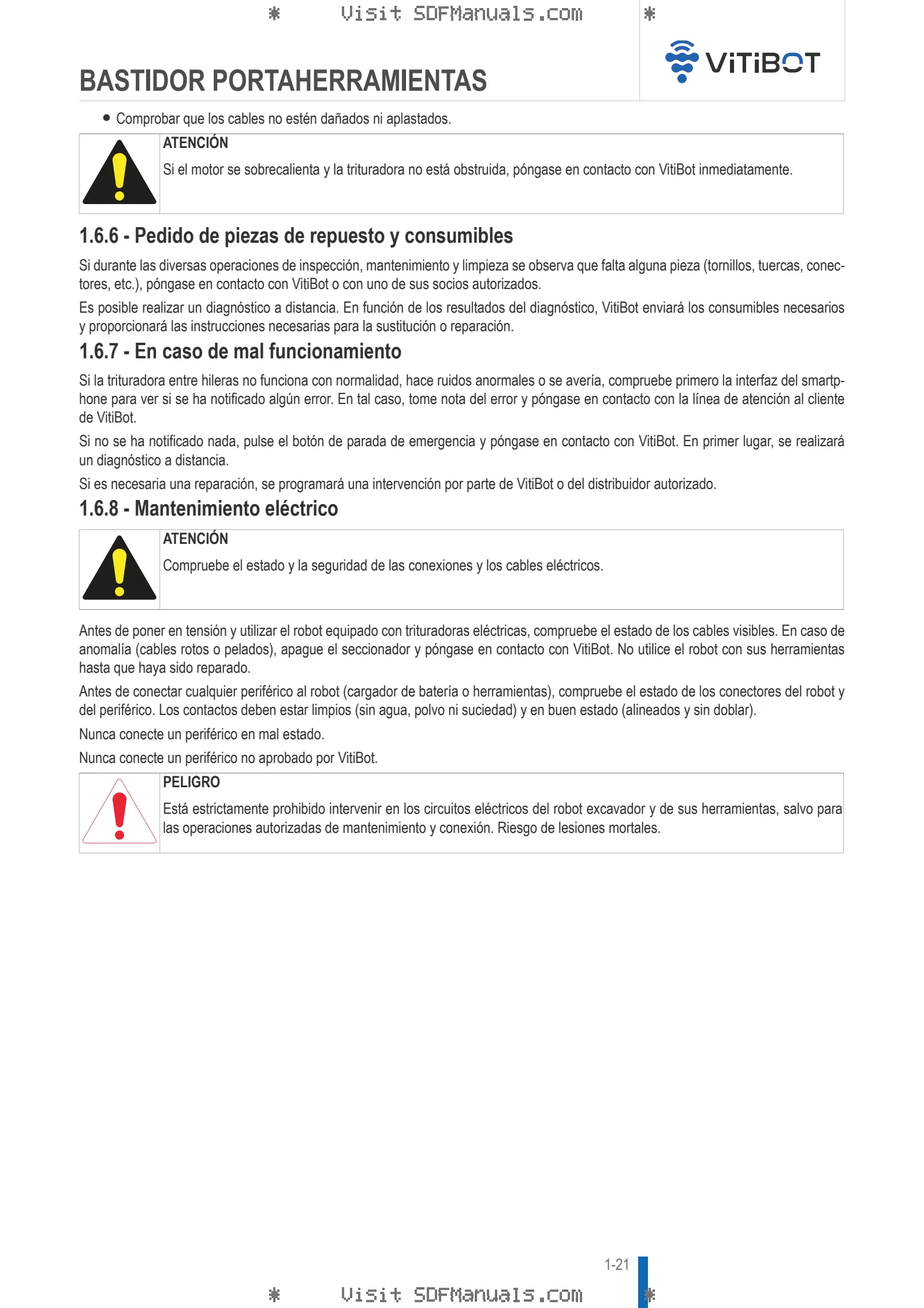 Manual del conductor: INTERVINE MOWER – sample manual page 4