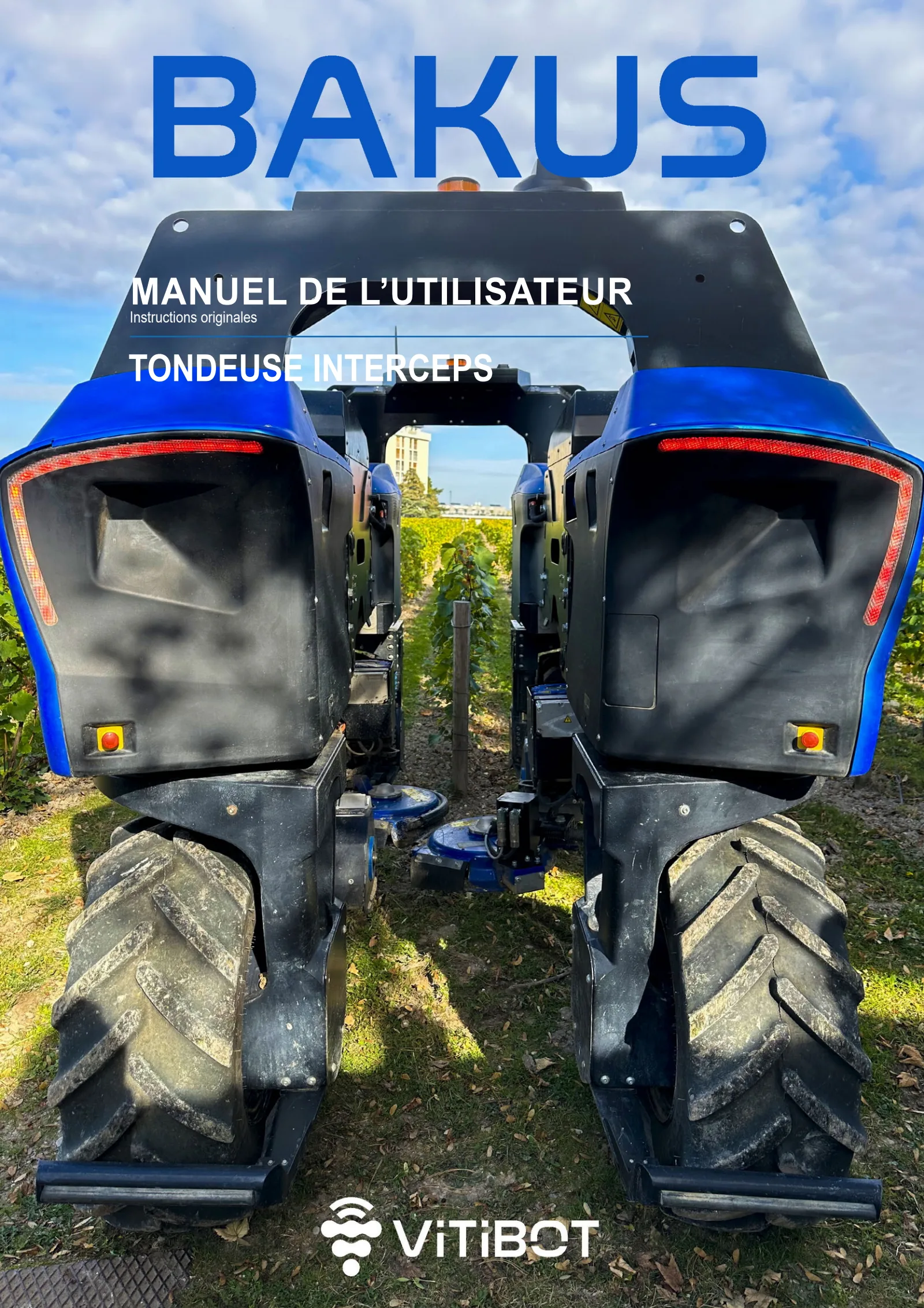 Manuel de l'utilisateur: INTERVINE MOWER