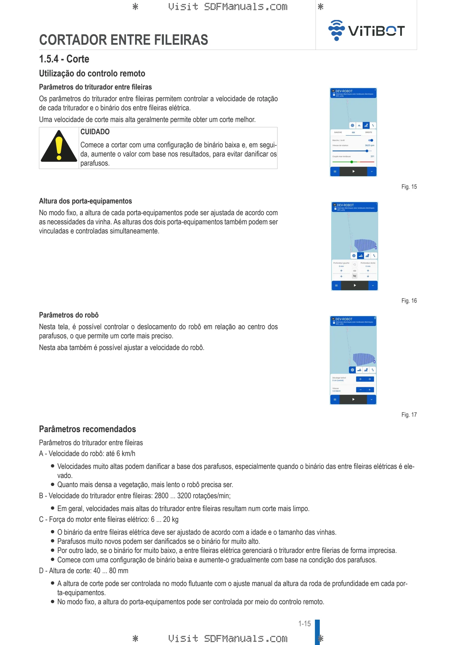 Manual do operador: INTERVINE MOWER – sample manual page 3
