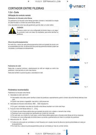 Manual do operador: INTERVINE MOWER – sample manual page 3