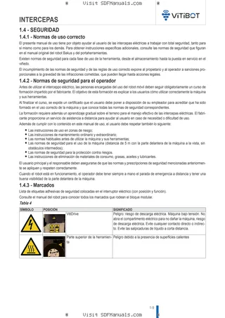 Manual del conductor: INTERVINE – sample manual page 2