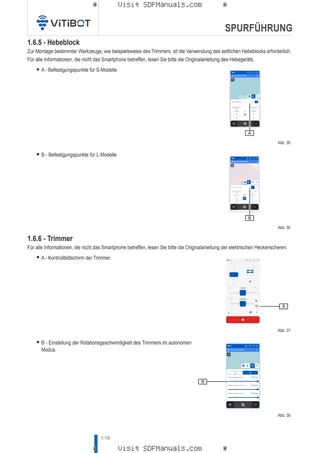 Betriebsanleitung: USER INTERFACE – sample manual page 4
