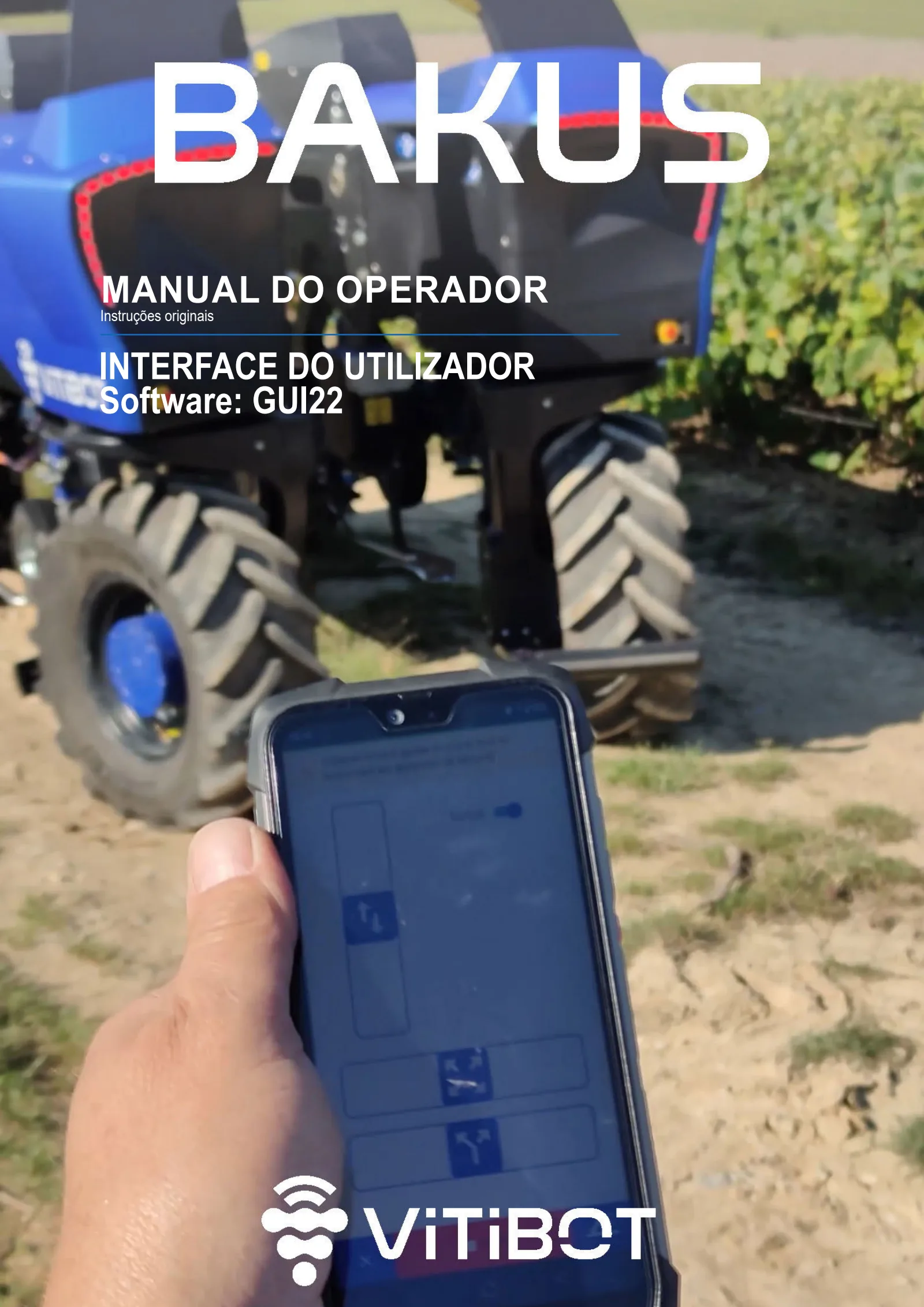 Manual do operador: USER INTERFACE